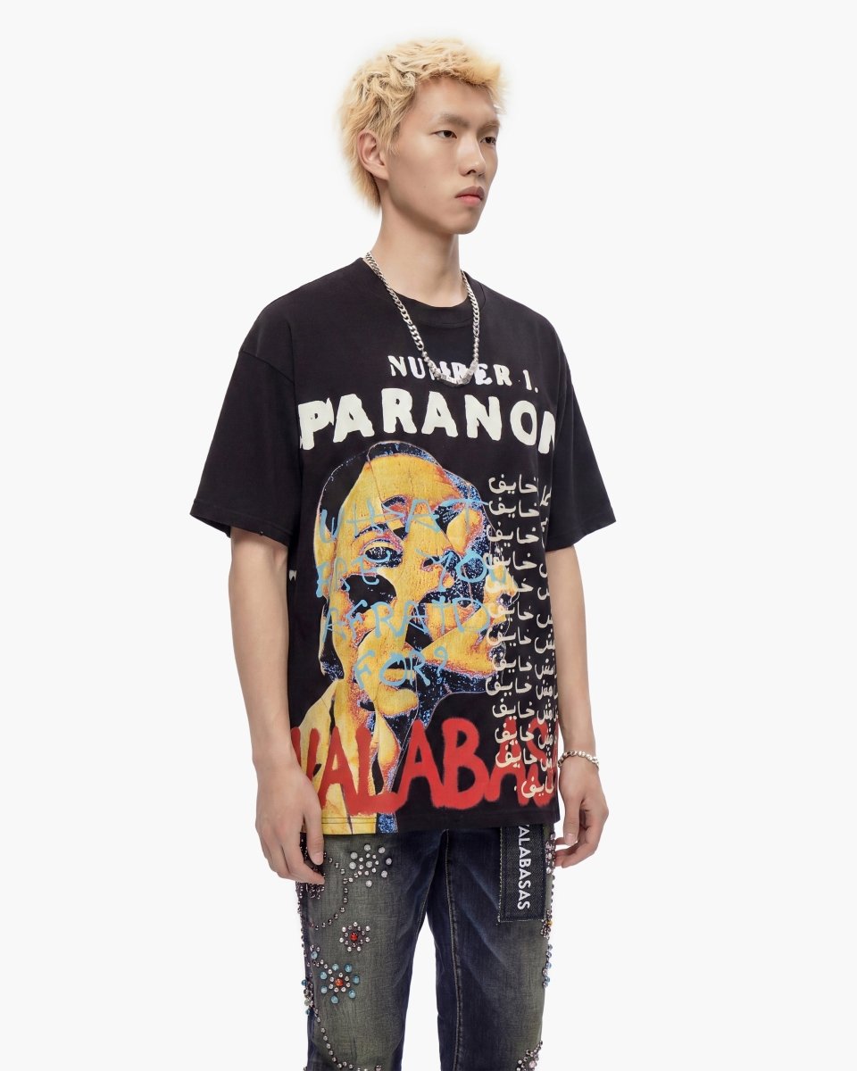 Paranoid Tee Black - Valabasas