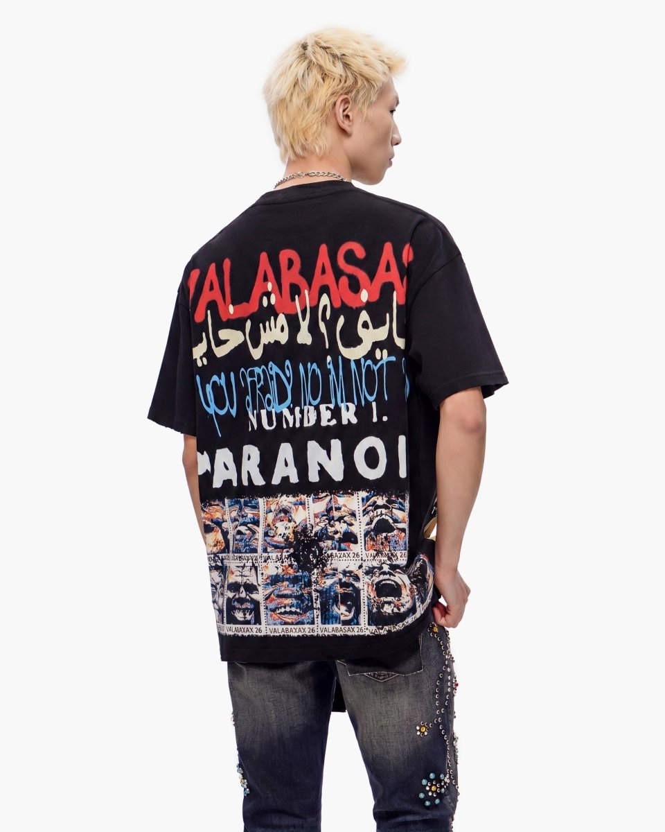 Paranoid Tee Black - Valabasas