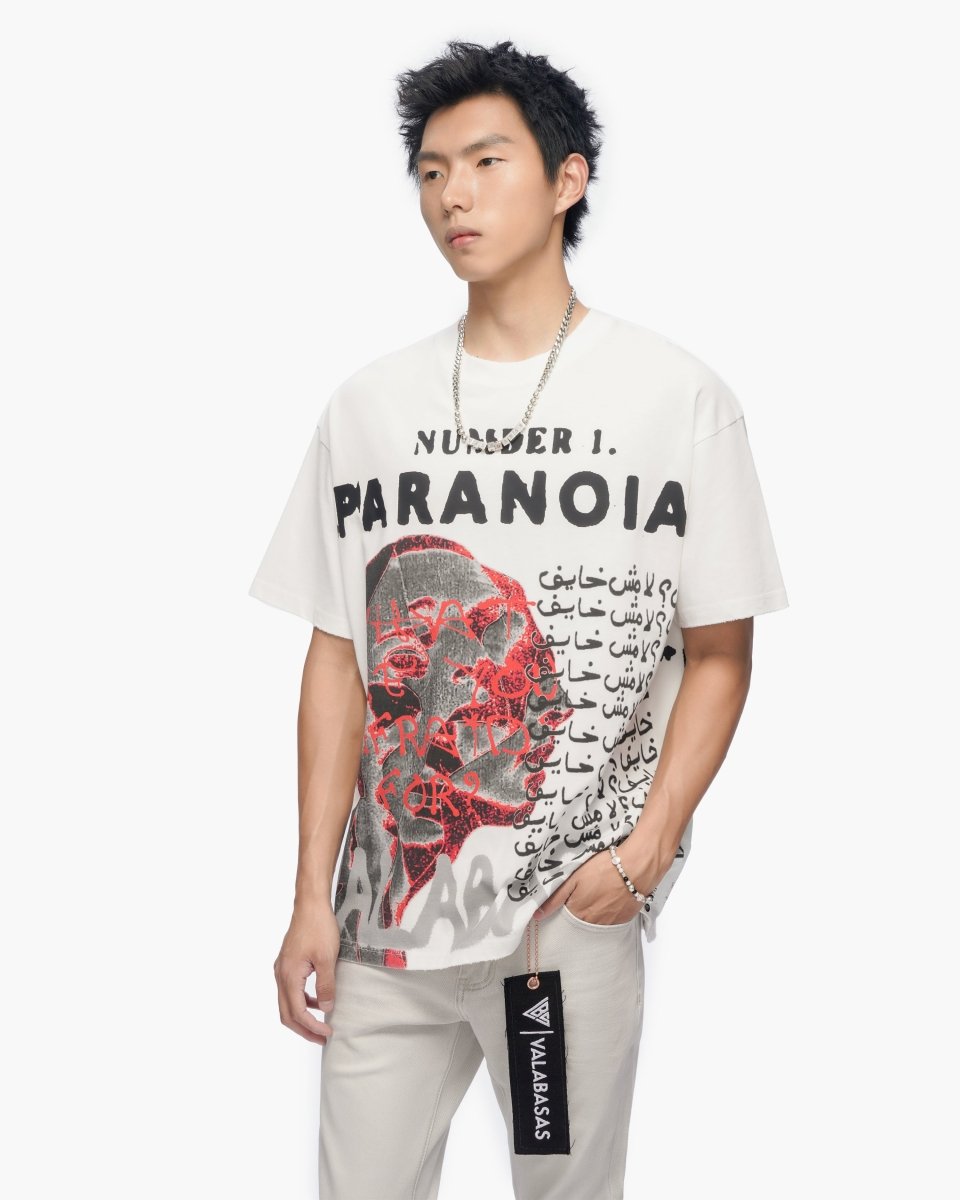 Paranoid Tee White - Valabasas