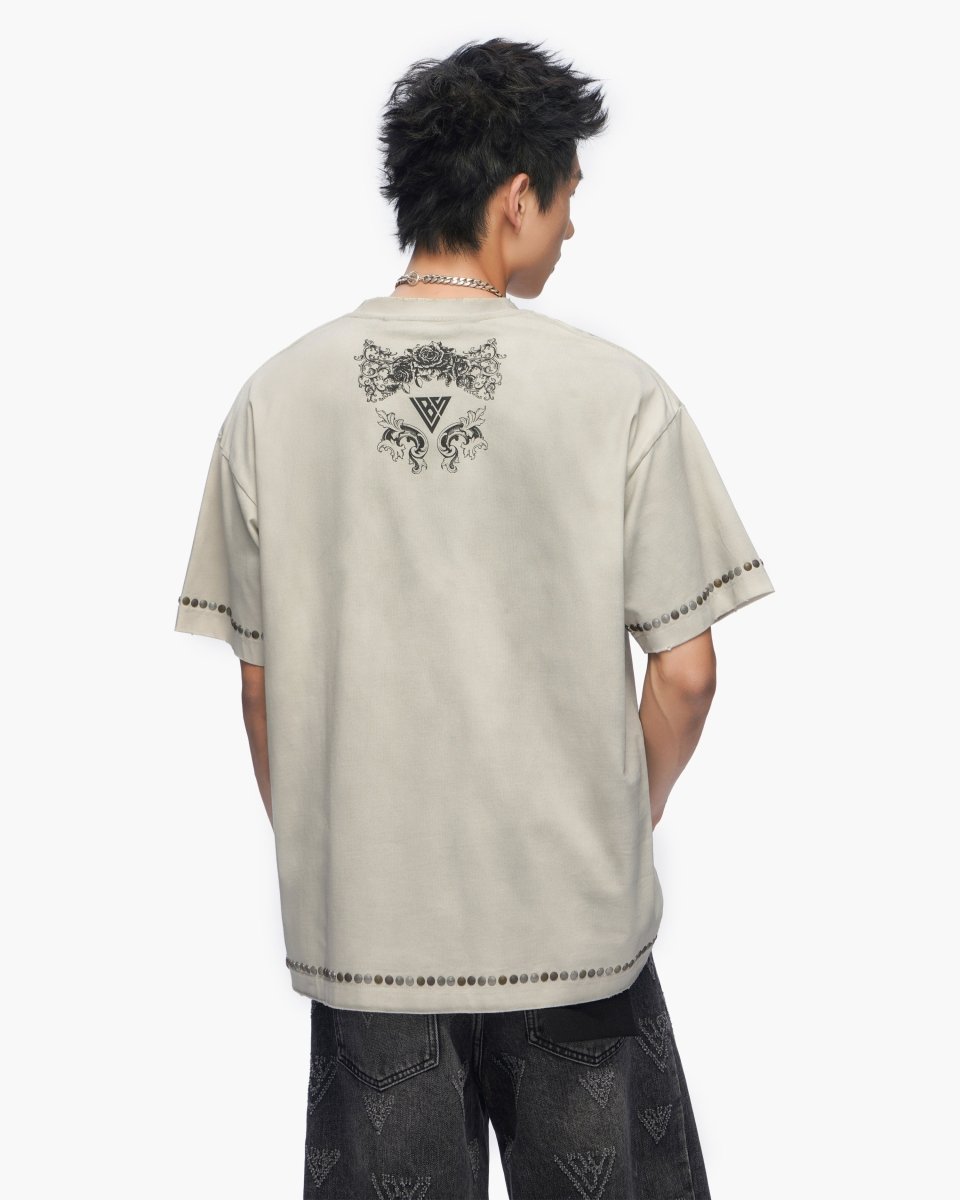 Parchment Tee Vintage Light Grey - Valabasas