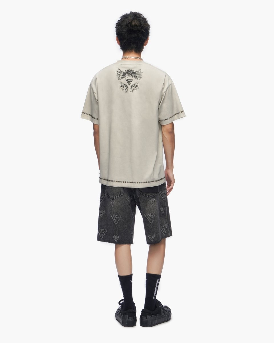 Parchment Tee Vintage Light Grey - Valabasas