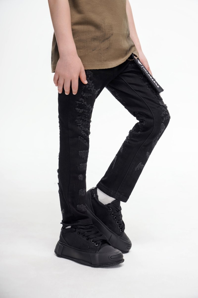Payload Kids Skinny Denim Black - Valabasas