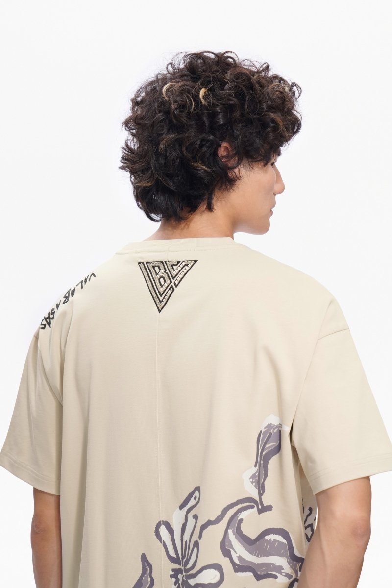 Plucked Tee Cloud Cream - Valabasas