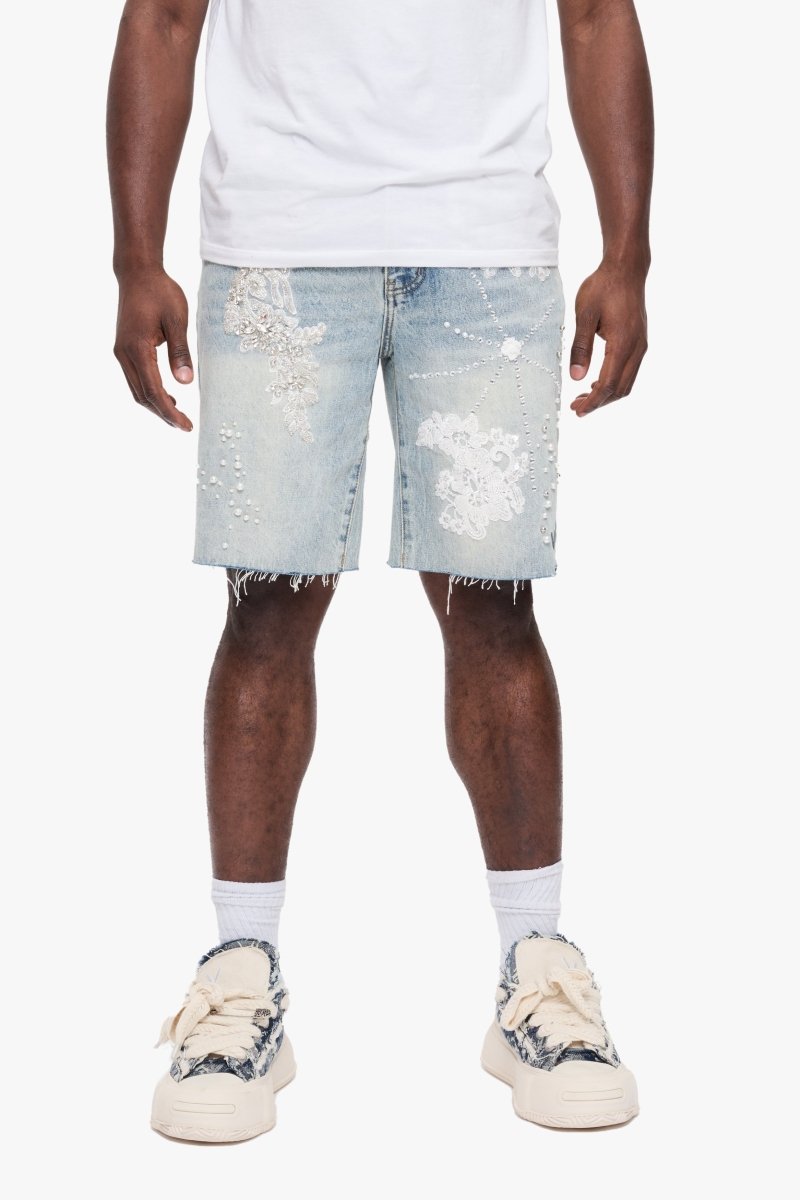 Polar Denim Shorts Vintage Blue - Valabasas