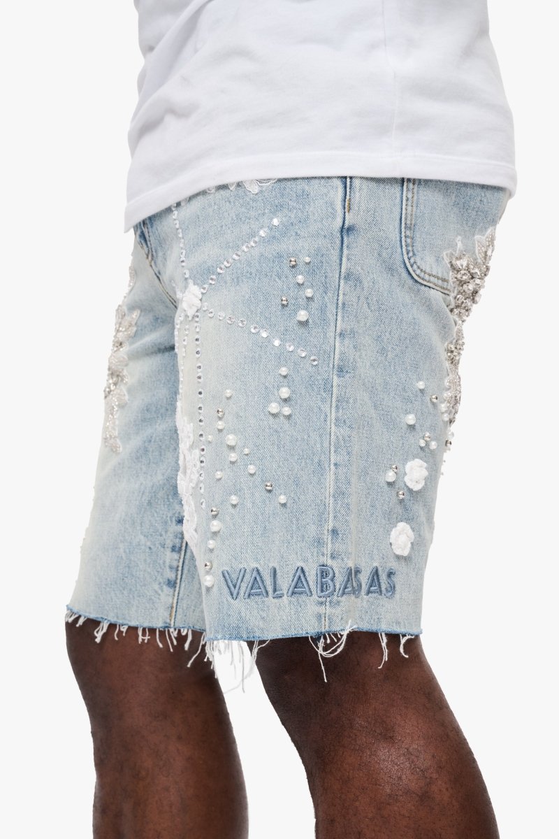 Polar Denim Shorts Vintage Blue - Valabasas