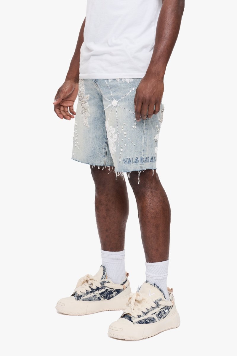 Polar Denim Shorts Vintage Blue - Valabasas