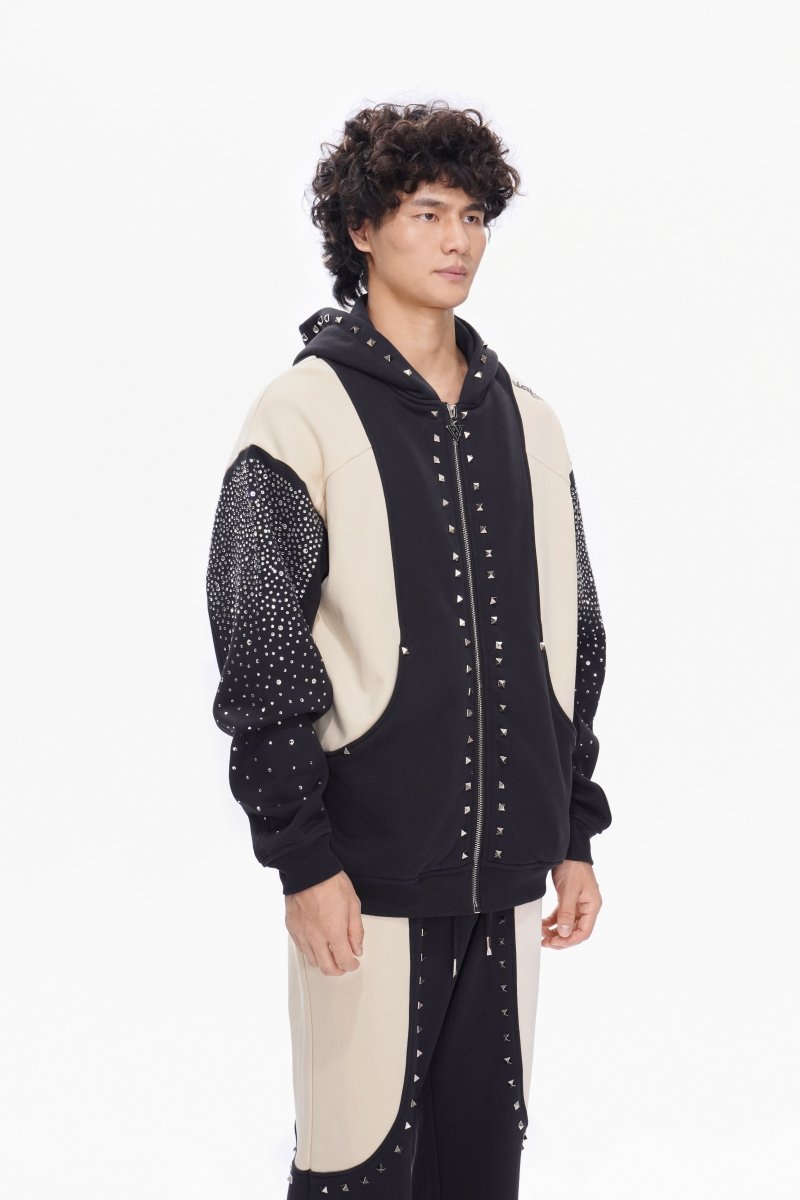 Poncho Fleece Jacket Black - Valabasas