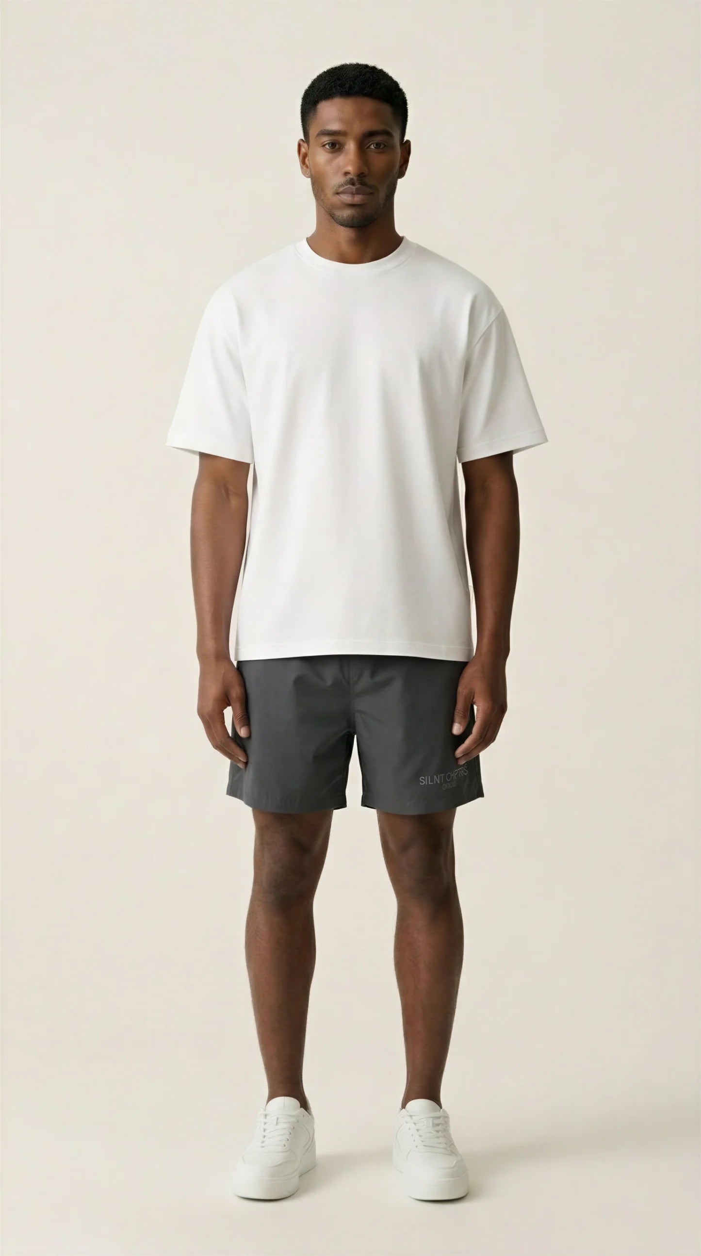 Silnt Chptrs Logo Shorts - Relaxed Fit