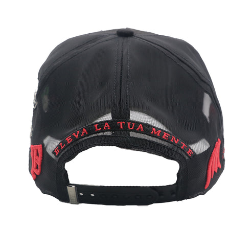 Premium Rose Trucker Hat - Embroidered