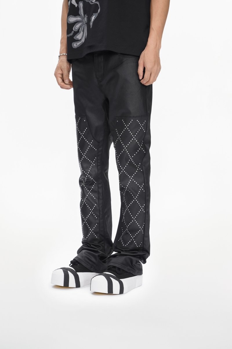 Valabasas Punctured Stacked Jeans Men