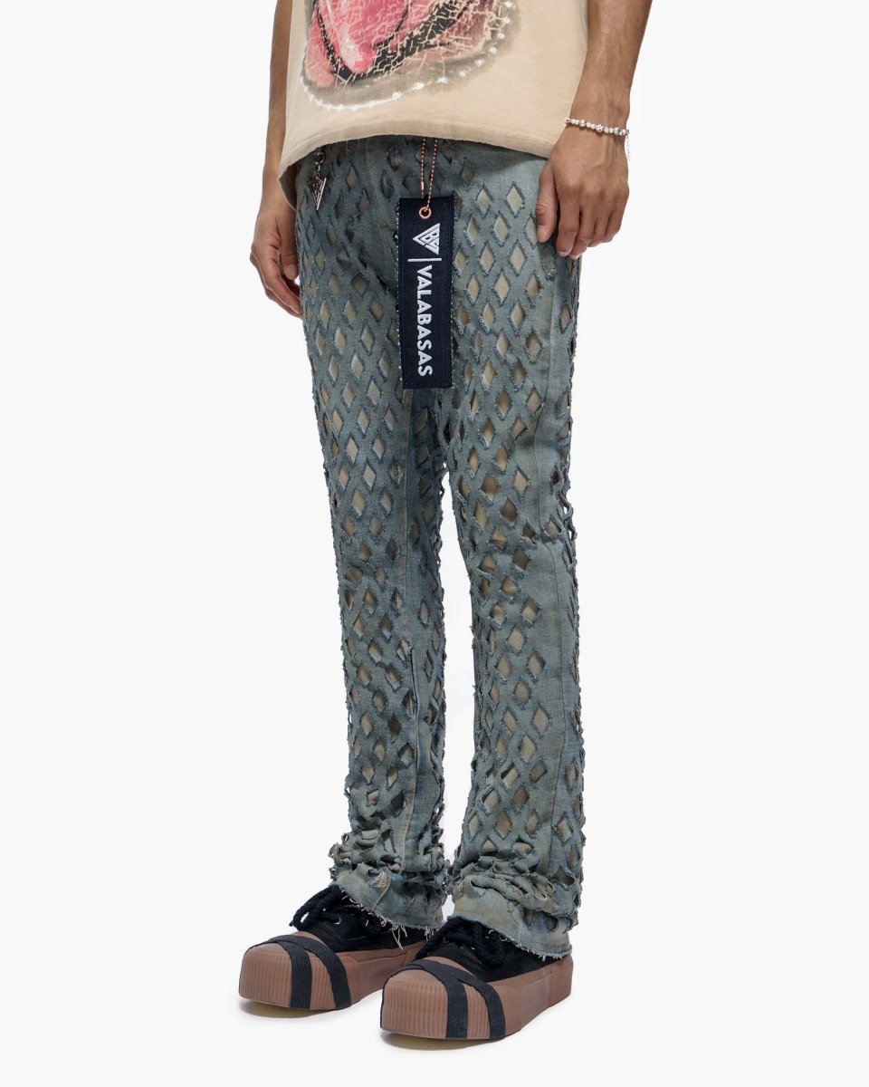 Ransom Dirty Vintage Stacked Jeans - Valabasas