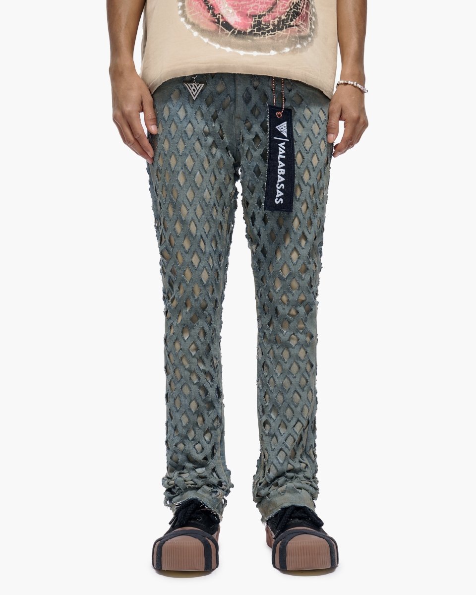 Ransom Dirty Vintage Stacked Jeans - Valabasas
