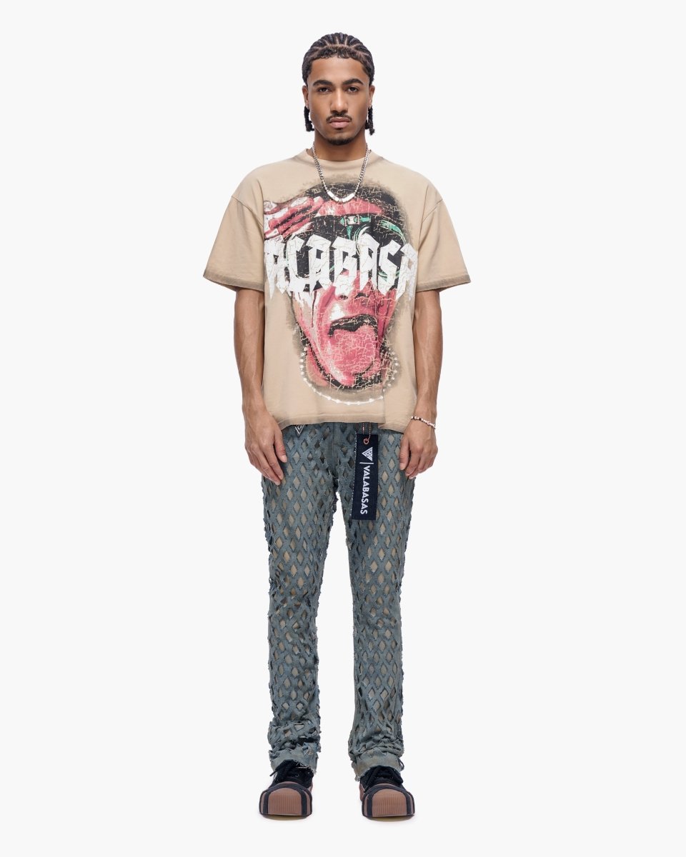 Ransom Dirty Vintage Stacked Jeans - Valabasas