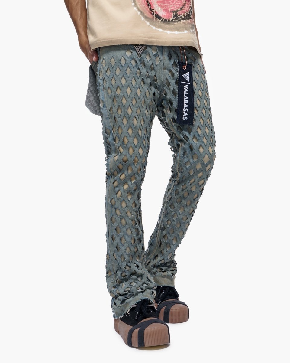 Ransom Dirty Vintage Stacked Jeans - Valabasas