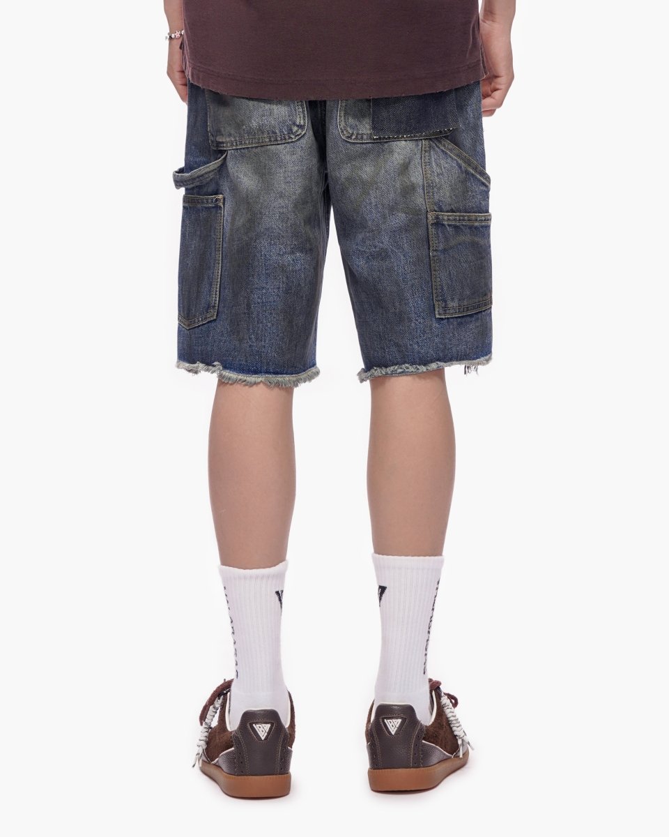 Resident Denim Shorts Dirty Blue - Valabasas