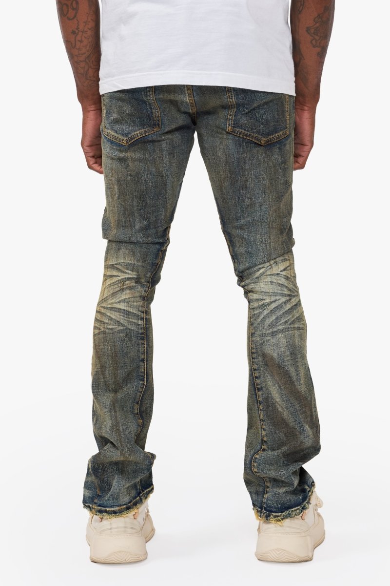 Rugged Vintage Blue Stacked - Valabasas