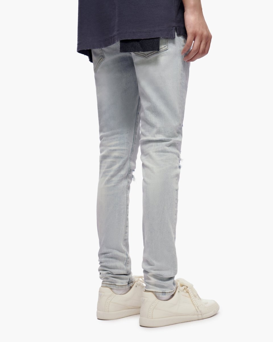 Scimitar Light Blue Wash Skinny Jeans - Valabasas