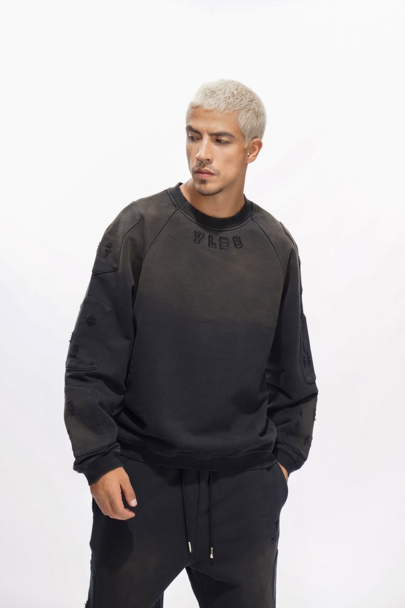 Shield Black Crewneck - Valabasas