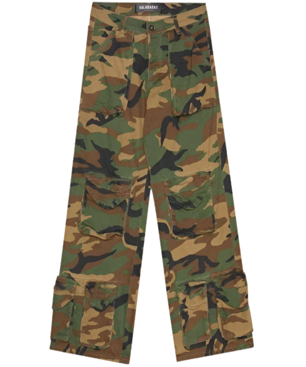 "RAM" CAMO BAGGY DENIM