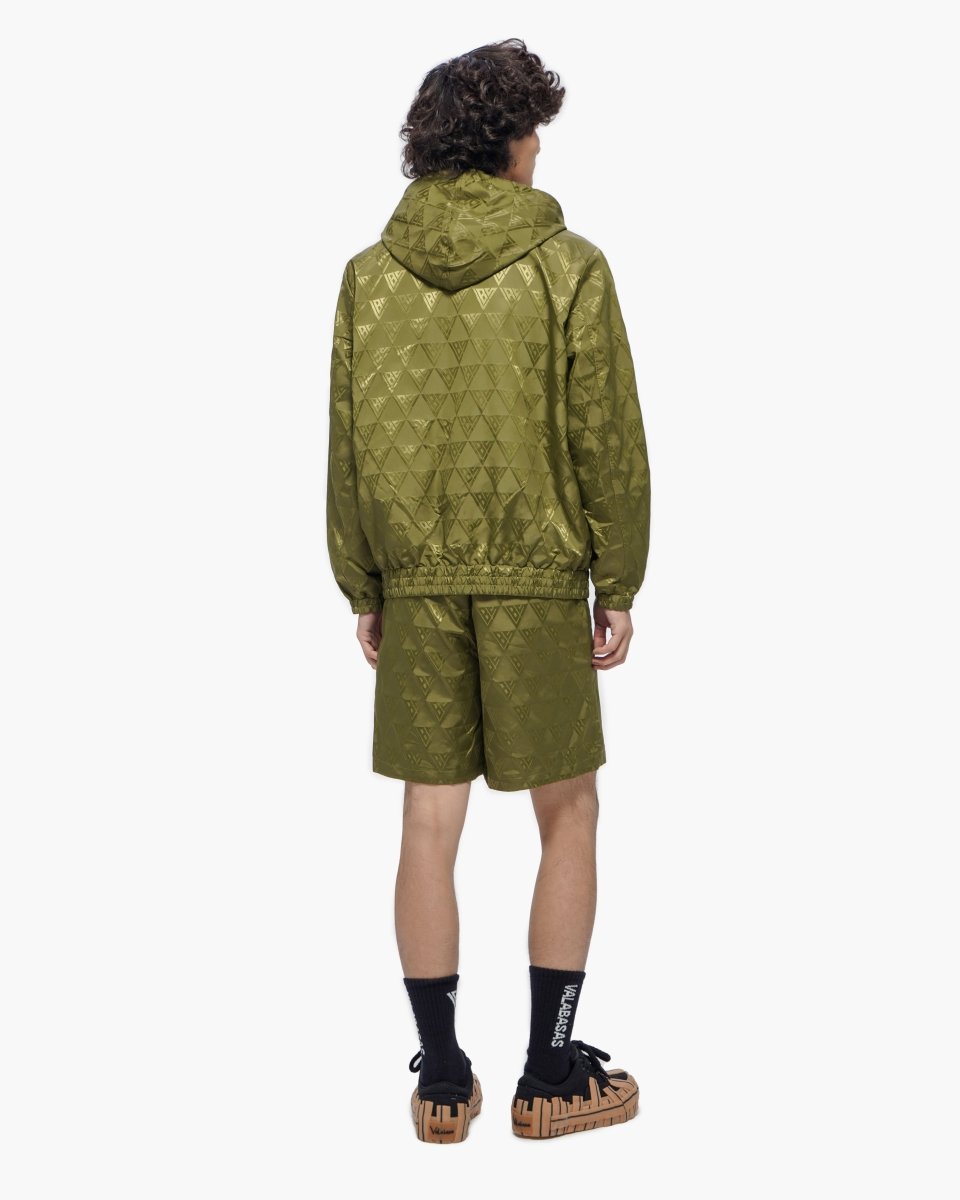 Signature 2.0 Olive Nylon Shorts - Valabasas