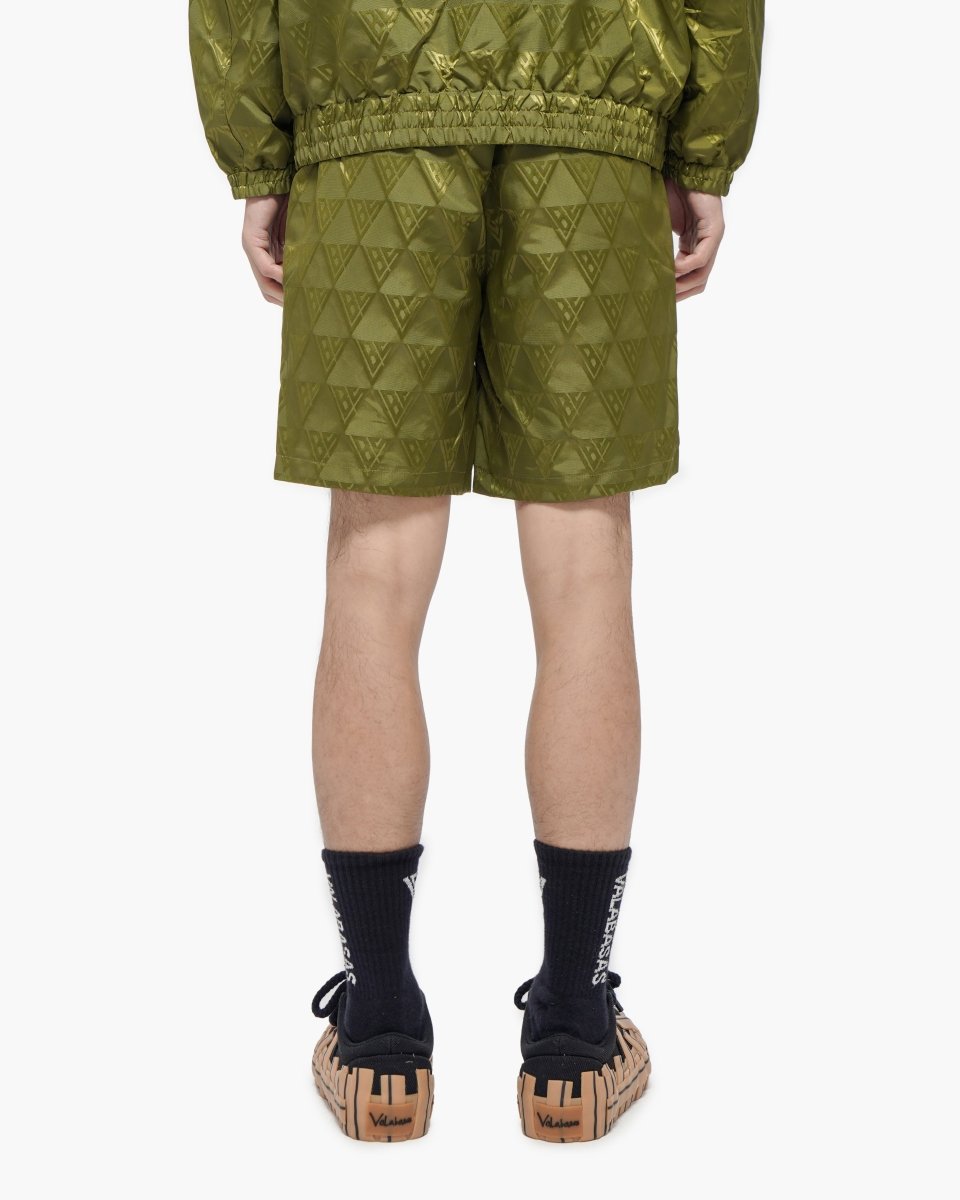 Signature 2.0 Olive Nylon Shorts - Valabasas