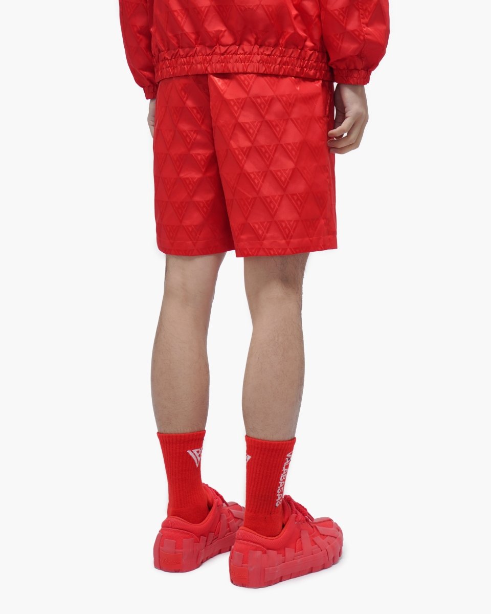 Signature 2.0 Red Nylon Shorts - Valabasas
