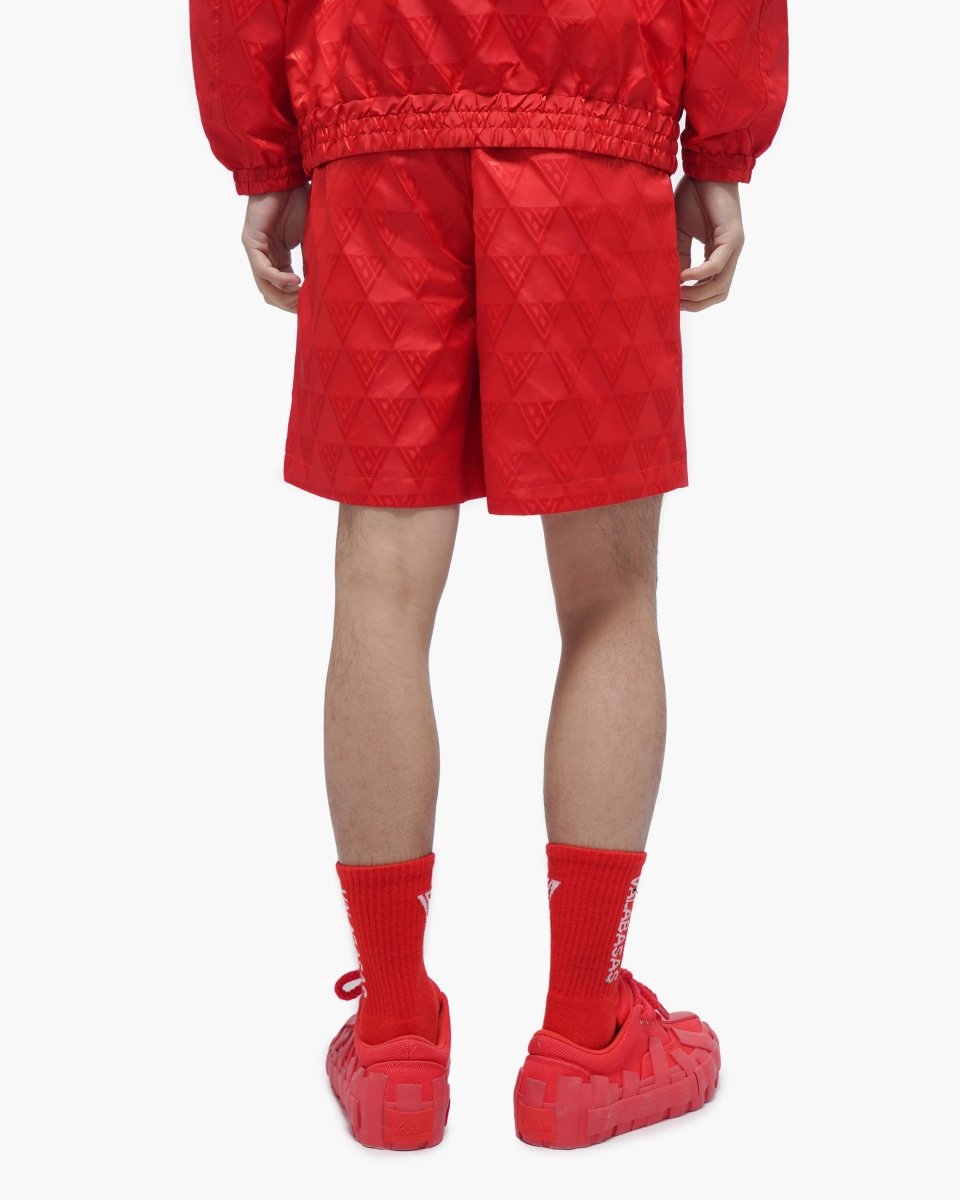 Signature 2.0 Red Nylon Shorts - Valabasas