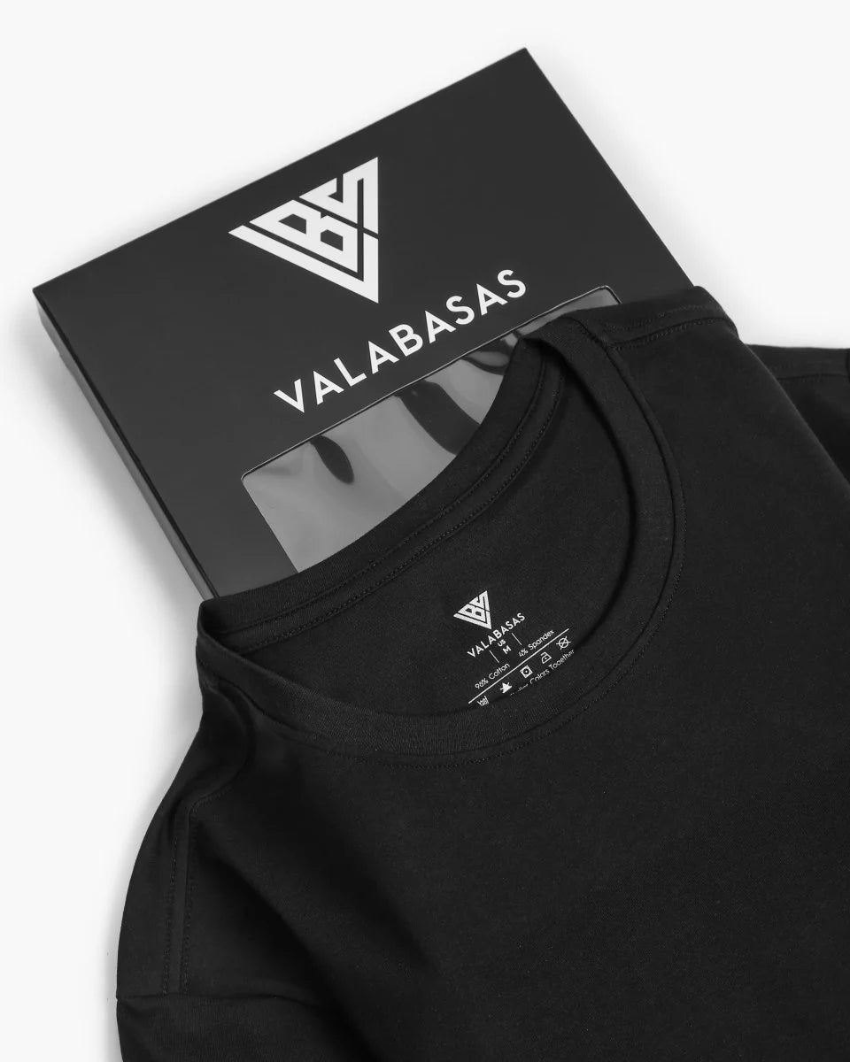 Valabasas Single Pack Undershirt Tee - Black