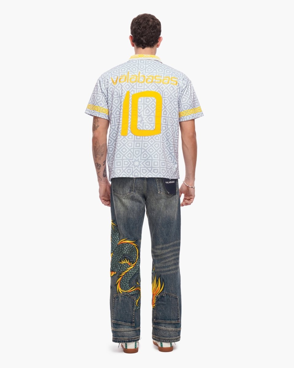 Sky Serpent Straight Leg Denim Vintage Wash - Valabasas