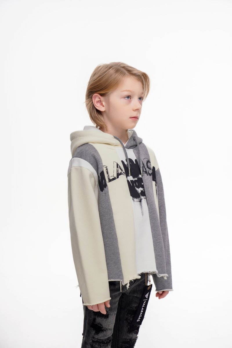 Slipped Kids Hoodie Grey - Valabasas