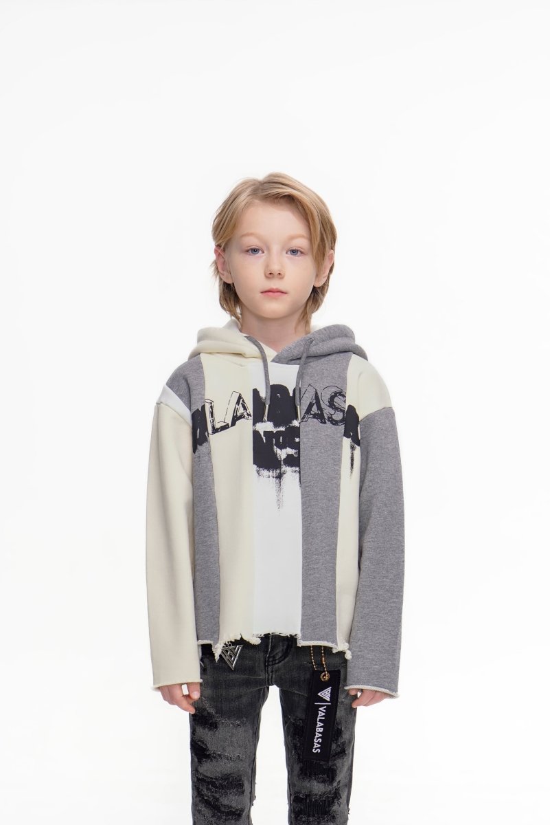 Slipped Kids Hoodie Grey - Valabasas