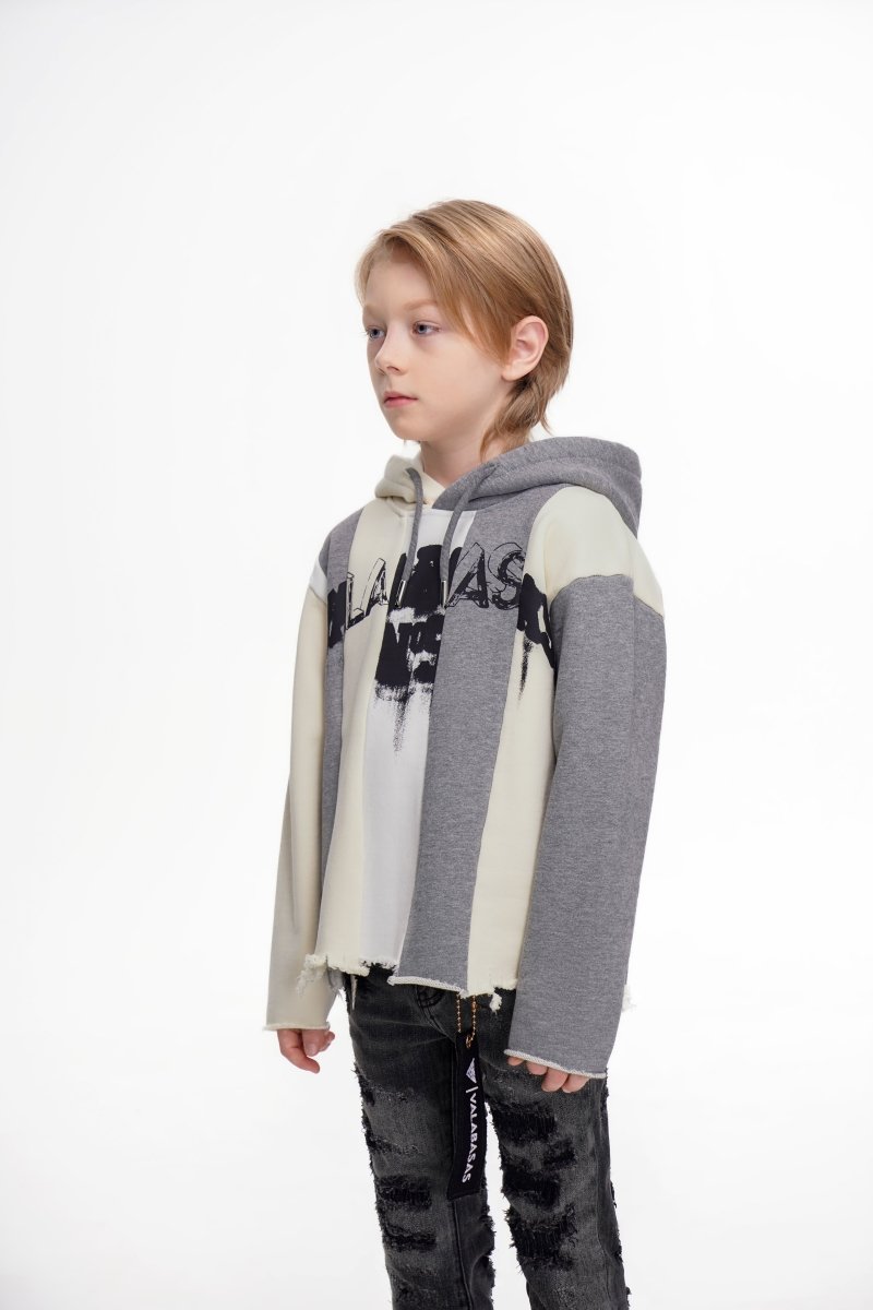 Slipped Kids Hoodie Grey - Valabasas