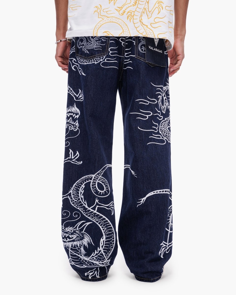 Soru Baggy Denim Dark Blue - Valabasas