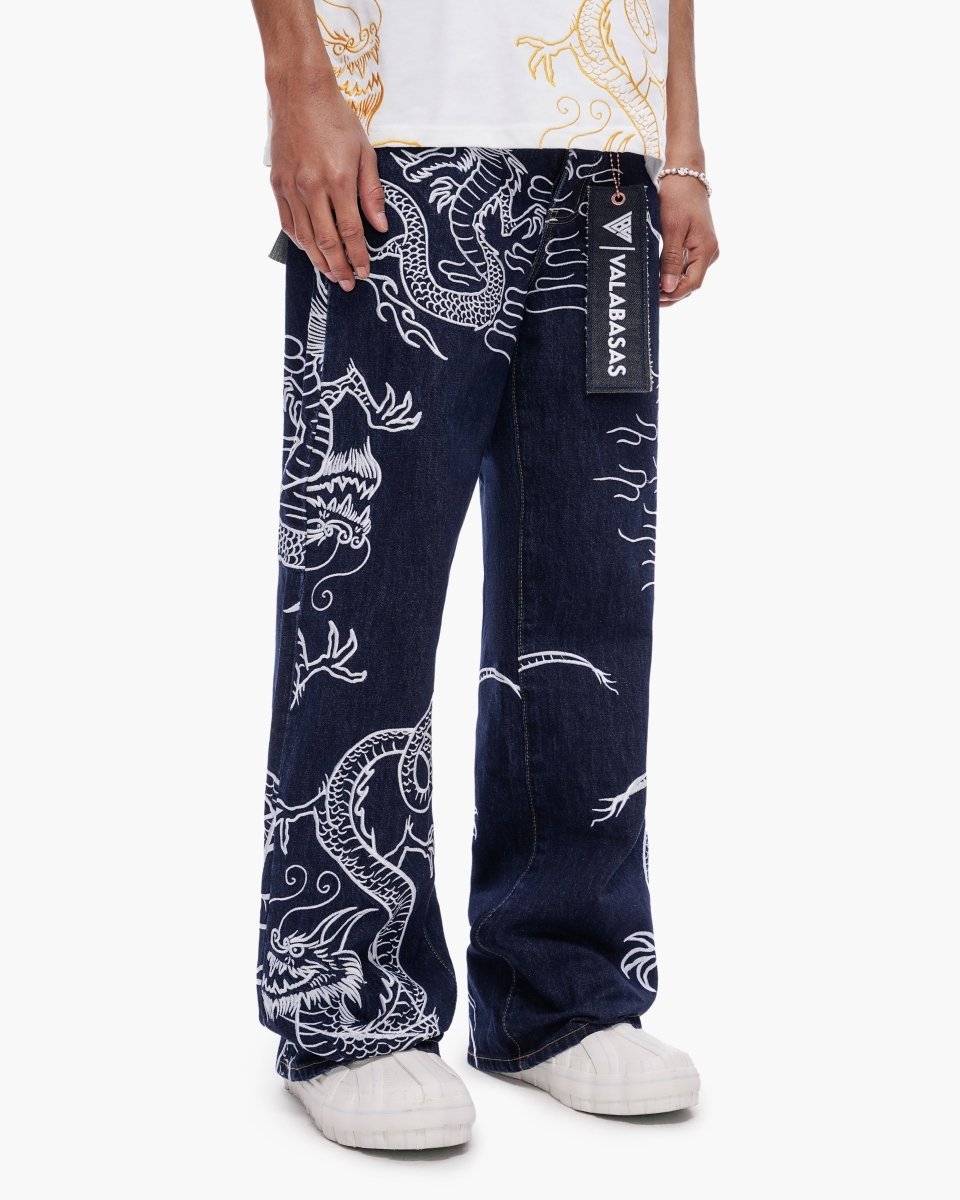 Soru Baggy Denim Dark Blue - Valabasas