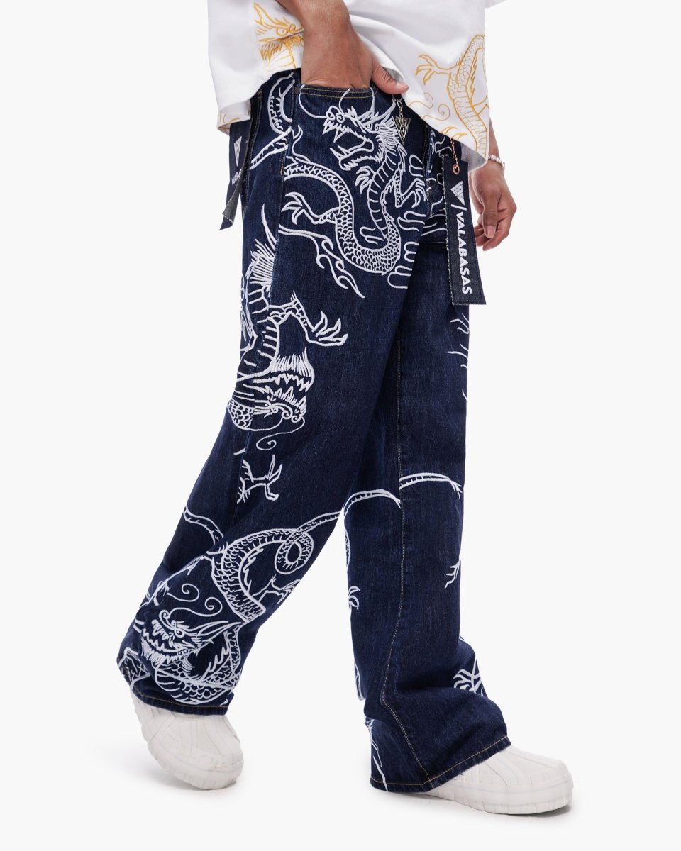 Soru Baggy Denim Dark Blue - Valabasas