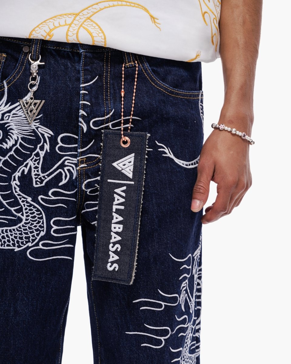 Soru Baggy Denim Dark Blue - Valabasas
