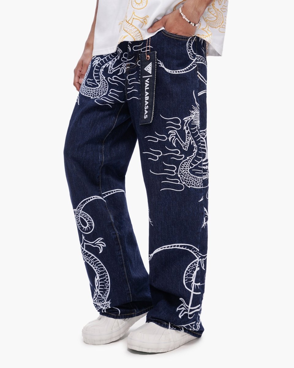 Soru Baggy Denim Dark Blue - Valabasas