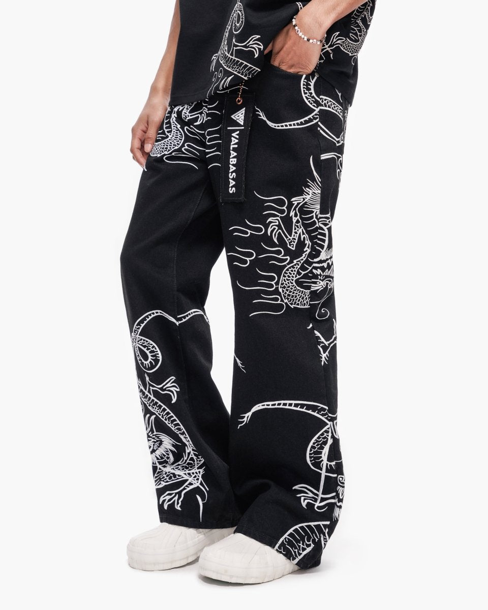Soru Baggy Denim Jet Black - Valabasas