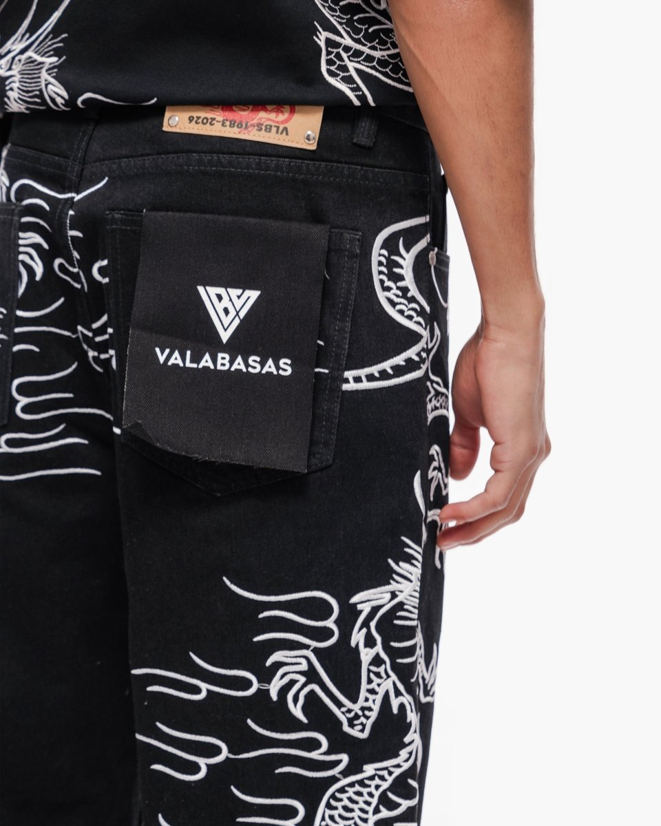 Soru Baggy Denim Jet Black - Valabasas