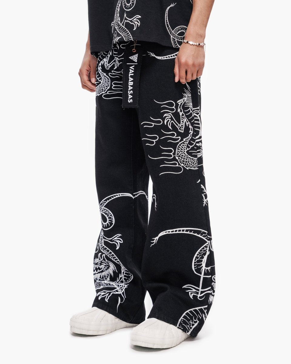 Soru Baggy Denim Jet Black - Valabasas