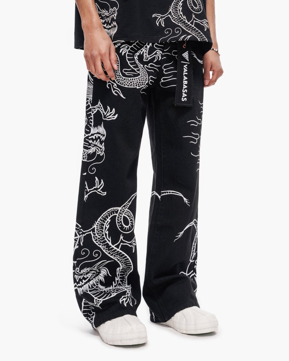 Soru Baggy Denim Jet Black - Valabasas