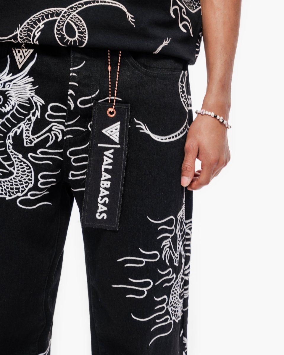 Soru Baggy Denim Jet Black - Valabasas