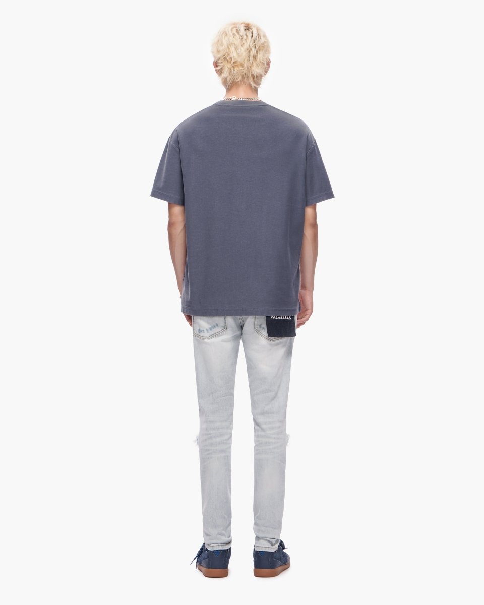Stab Light Blue Wash Skinny Jeans - Valabasas