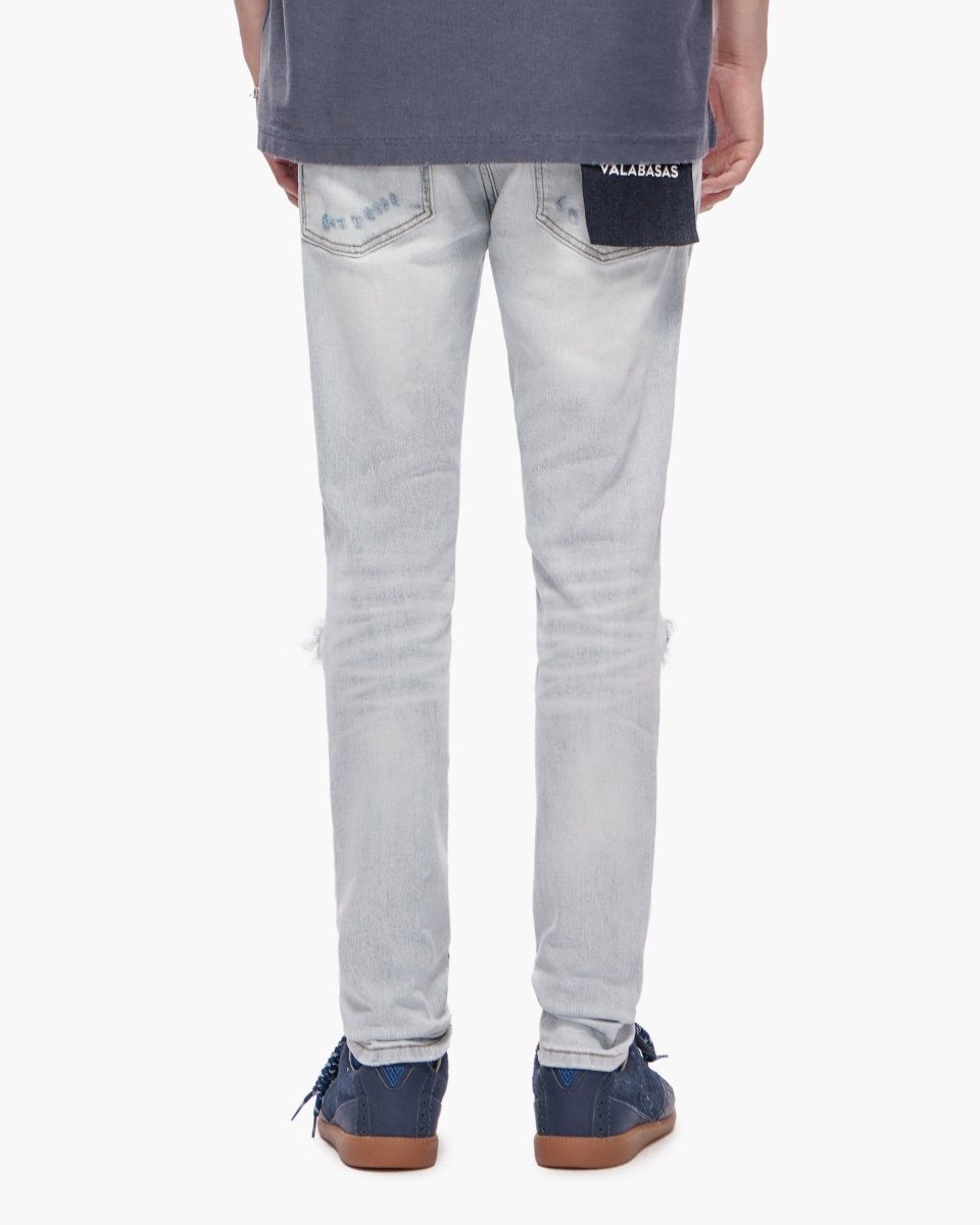 Stab Light Blue Wash Skinny Jeans - Valabasas