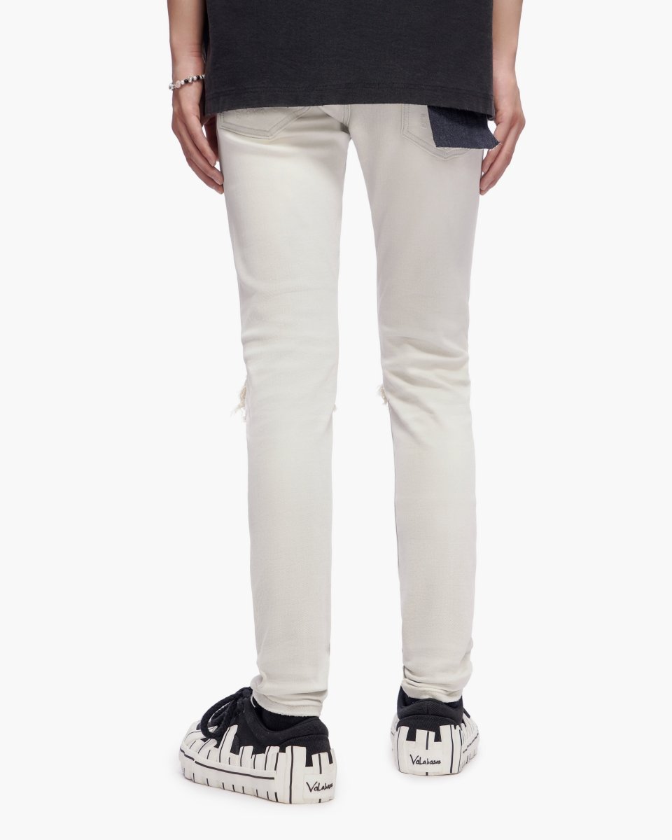 Stab Light Grey Wash Skinny Jeans - Valabasas