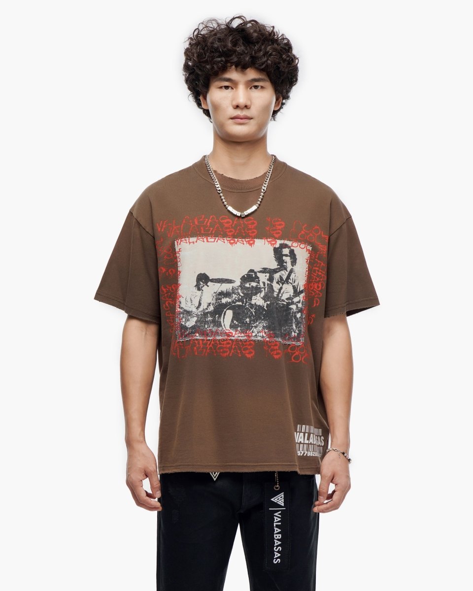 Stand Out Brown Tee - Valabasas