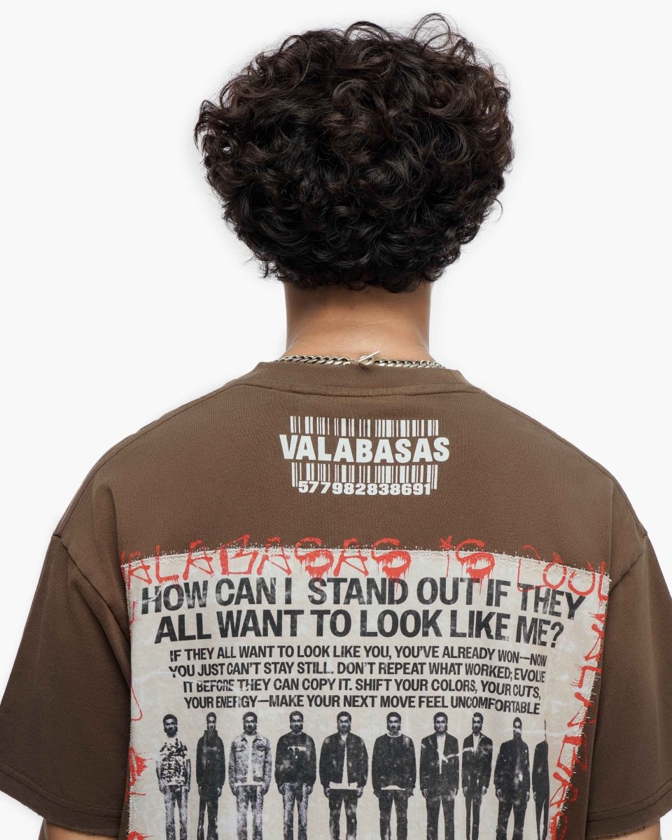 Stand Out Brown Tee - Valabasas