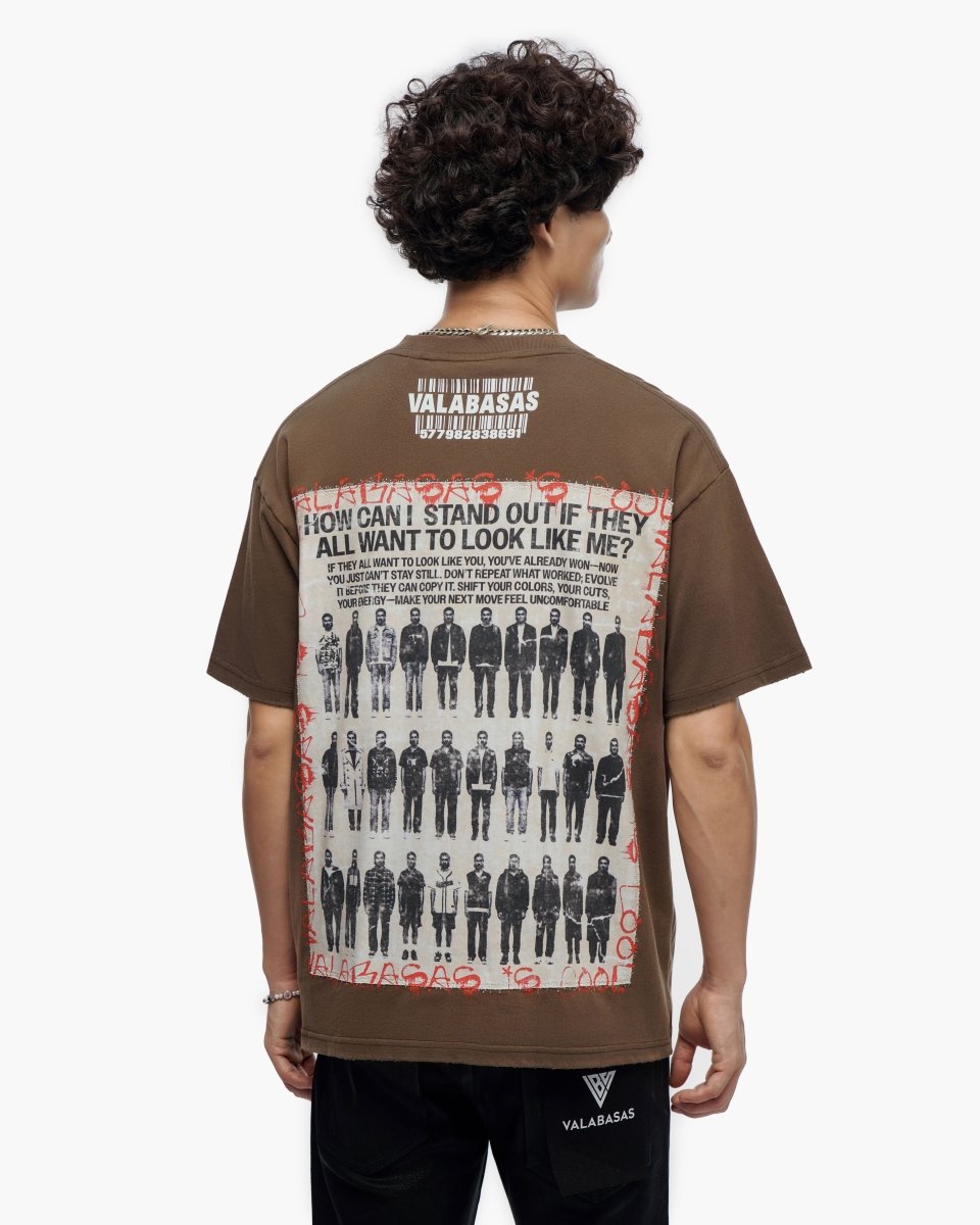 Stand Out Brown Tee - Valabasas