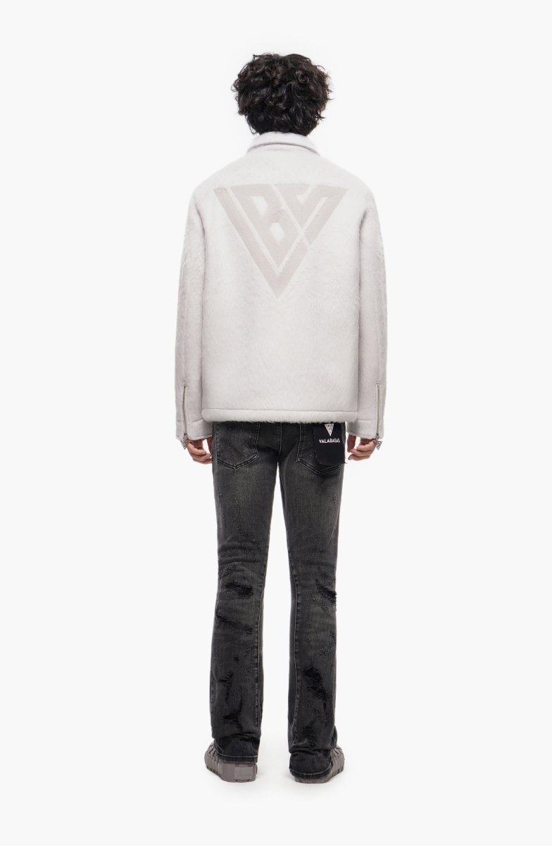 Steeltoe Grey Wash Stacked Jeans - Valabasas