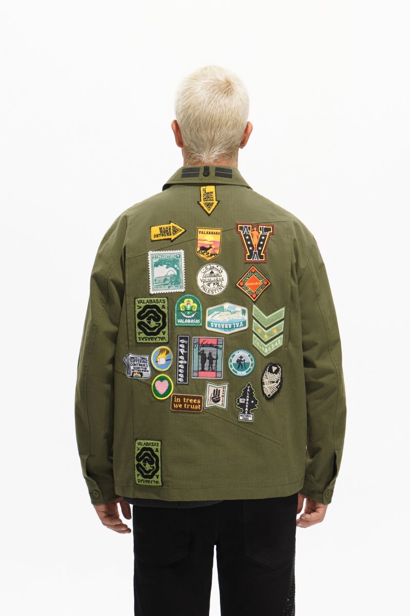 Stonepine Olive Button Down - Valabasas